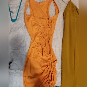 Orange Mini Dress